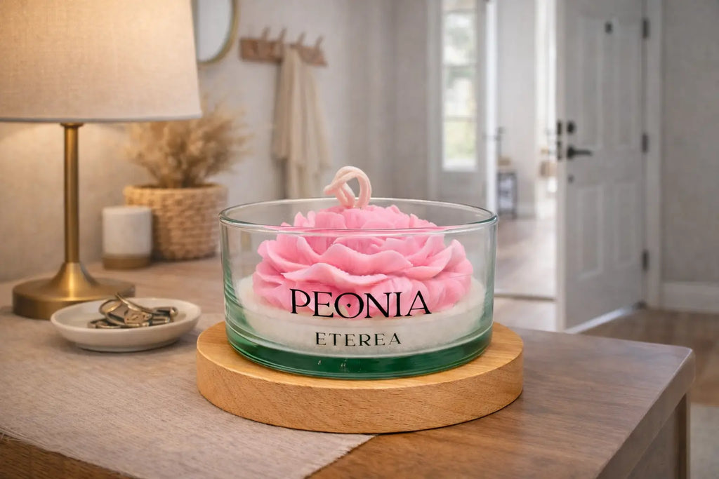 Vela Peonia Rosa ETEREA