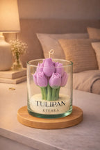 Vela de Tulipanes Morada ETEREA