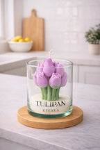 Vela de Tulipanes Morada ETEREA