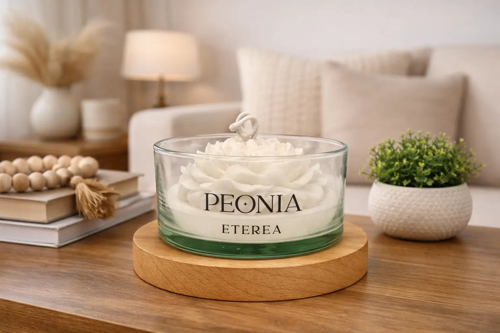 Vela Peonia Blanca ETEREA