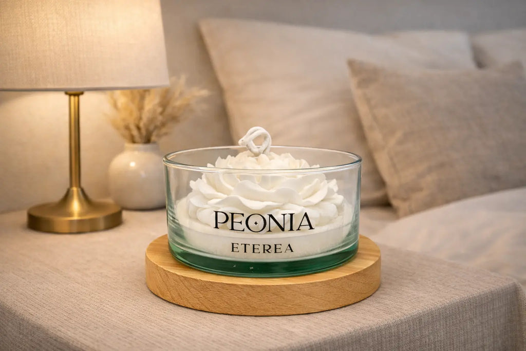 Vela Peonia Blanca ETEREA