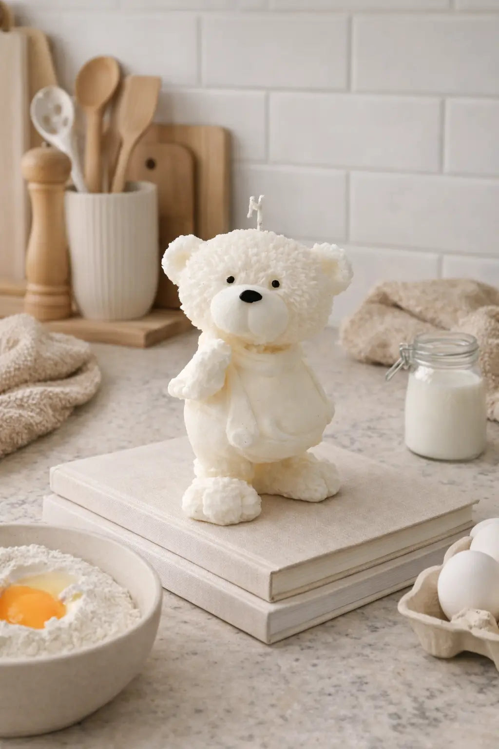 Vela Osito Blanco ETEREA